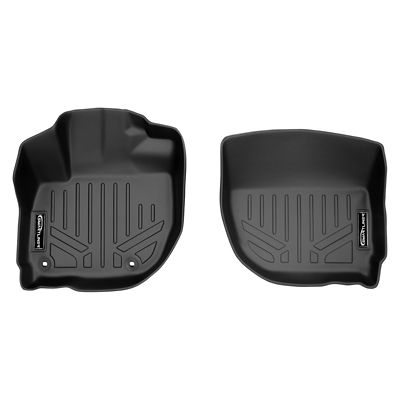 SMARTLINER 1st Row Custom Fit Floor Liners for 2017-2025 Ford F-250 Super Crew, Gasoline, CarpetOver The HumpBench Seats