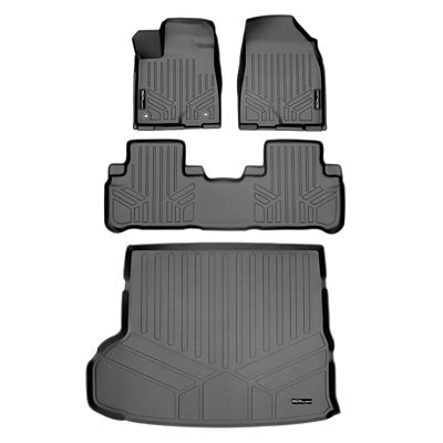SMARTLINER Cargo Custom Fit Floor Liners Compatible with 2022-2025 Volkswagen Taos, Gasoline, Fits FWD Models