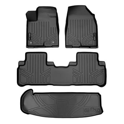 SMARTLINER 2nd Row Custom Fit Floor Liners Compatible with 2019-2025 Mazda 3 Sedan, Gasoline, Fits FWD Models