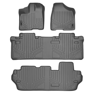 SMARTLINER 3 Row Floor Liners For 2011 - 2012 Toyota Sienna 8 Passenger (2)