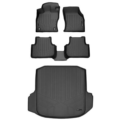 SMARTLINER 2 Rows Custom Fit Floor Liners Compatible with 2022-2025 Lexus NX, Gasoline