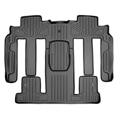 SMARTLINER 3 Rows Custom Fit Floor Liners for 2010-2011 Chevrolet Equinox, Gasoline, Dual Floor Hooks, Optional Cargo Liner