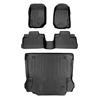SMARTLINER 3 Row Floor Liners For 2011 - 2013 Jeep Wrangler 4 Door And Unlimited