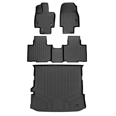 SMARTLINER 2nd Row Custom Fit Floor Liners Compatible with 2010-2012 Toyota 4Runner, Gasoline