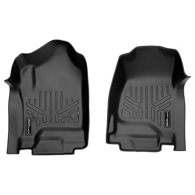SMARTLINER 1st Row Floor Liners For 2014 - 2018 Gmc Sierra 1500 Regular Cab - Front Row
