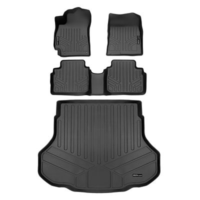SMARTLINER 2nd Row Custom Fit Floor Liners Compatible with 2009-2017 Volkswagen Tiguan, Gasoline
