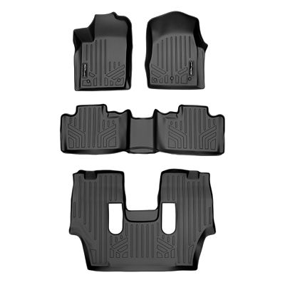 SMARTLINER 1st Row Custom Fit Floor Liners Compatible with 2015-2021 Volkswagen Golf GTI, Gasoline