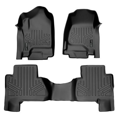 SMARTLINER 2 Row Floor Liners For 2015 - 2020 Cadillac Escalade Esv 8 Passenger