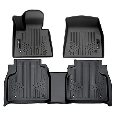 SMARTLINER 3rd Row Custom Fit Floor Liners for 2024-2025 Mazda CX90 PHEV 8 Passenger, Plug-in Hybrid, 2nd Row Bench Seats