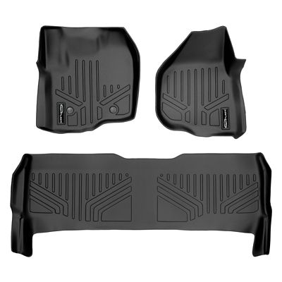 SMARTLINER 2 Row Floor Liners For 2012 - 2012 Ford F-250 Crew Cab (2)
