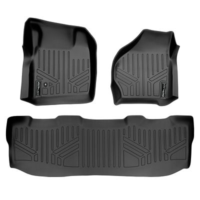 SMARTLINER 2nd Row Custom Fit Floor Liners for 2019-2025 Ram 2500 Crew Cab, Gasoline, CarpetFits 1st Row Bucket Seats