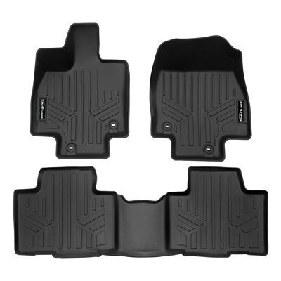 SMARTLINER 3rd Row Custom Fit Floor Liners for 2007-2010 Ford Expedition EL 7 Passenger, Gasoline, Fits 2nd Row Bucket Seats