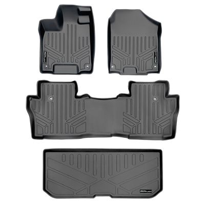 SMARTLINER 2nd Row Custom Fit Floor Liners Compatible with 2022-2022 Jeep Grand Cherokee WL, Gasoline, Fits WL Models