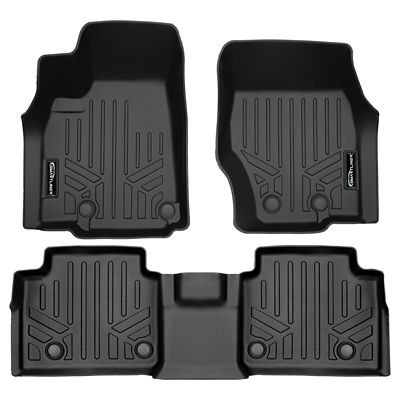 SMARTLINER 2 Row Floor Liners For 2021 - 2025 Jeep Grand Cherokee L 6 Passenger (2)
