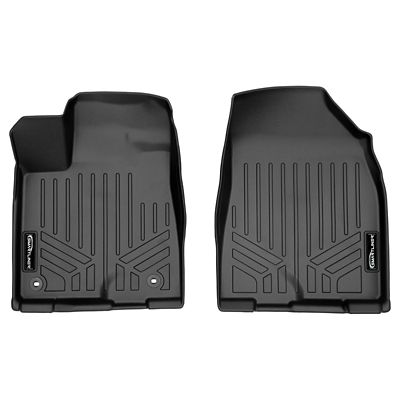 SMARTLINER 2 Rows Custom Fit Floor Liners Compatible with 2018-2023 Kia Stinger, Gasoline, Fits Rear Wheel Drive Model