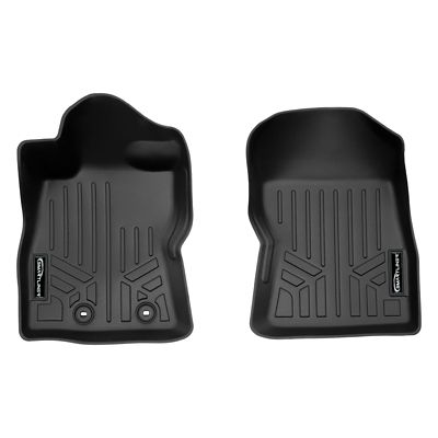 SMARTLINER 1st Row Custom Fit Floor Liners Compatible with 2010-2011 Ram 3500 Crew Cab & Mega Cab, Gasoline, Carpet, Coverege
