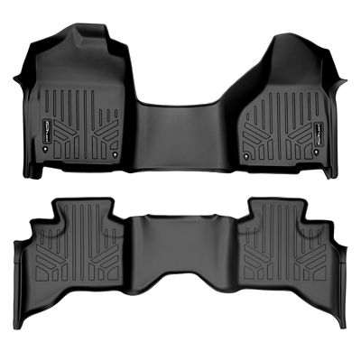 SMARTLINER 2 Row Floor Liners For 2013 - 2018 Ram 1500 Quad Cab (2)