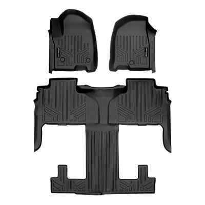SMARTLINER 2nd Row Custom Fit Floor Liners Compatible with 2014-2018 Infiniti QX80, Gasoline