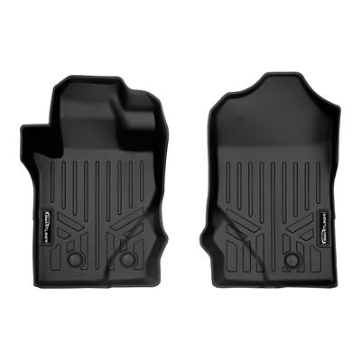 SMARTLINER 2nd Row Custom Fit Floor Liners Compatible with 2009-2010 Chevrolet Traverse 8 Passenger, Gasoline, Fits Bench Seats