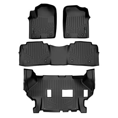 SMARTLINER 1st Row Custom Fit Floor Liners Compatible with 2017-2021 Hyundai Ioniq EV, Electric