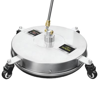 Image showing 1 th Sun Joe Universal 16.5 in., 4-Wheel Pressure Washer Surface Cleaner, Stainless Steel