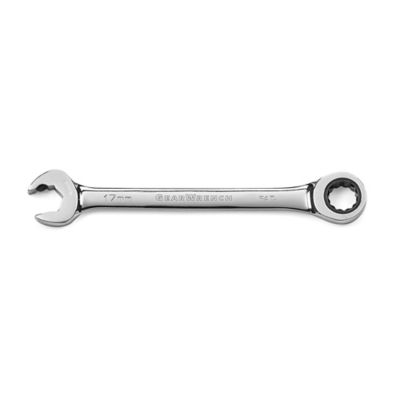GEARWRENCH 17mm 72T 12 Point Open End Ratcheting Combination Wrench