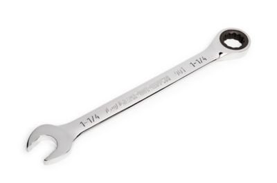 Image showing 1 th GEARWRENCH 1-1/4 in. 90T 12 Point Ratcheting Combination Wrench
