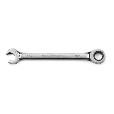 GEARWRENCH 1/2 in. 72T 12 Point Open End Ratcheting Combination Wrench