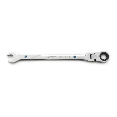 GEARWRENCH 9mm 120XP Universal Spline XL Flex Head Ratcheting Combination Wrench