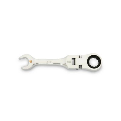 GEARWRENCH 11mm 90T 12 Point Stubby Flex Combination Ratcheting Wrench