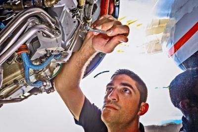 Image showing 3 th GEARWRENCH 1/4 in. 90T 12 pt. Flex Head Ratcheting Combination Wrench