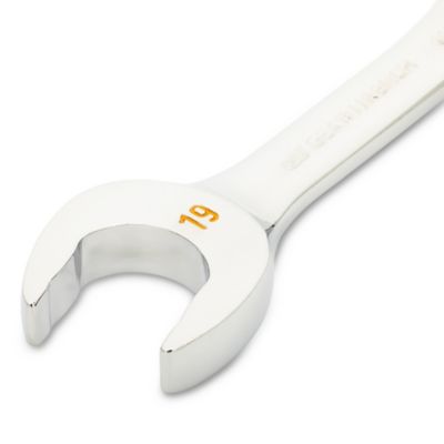 Image showing  19mm 90T 12 Point Stubby Combination Ratcheting Wrench