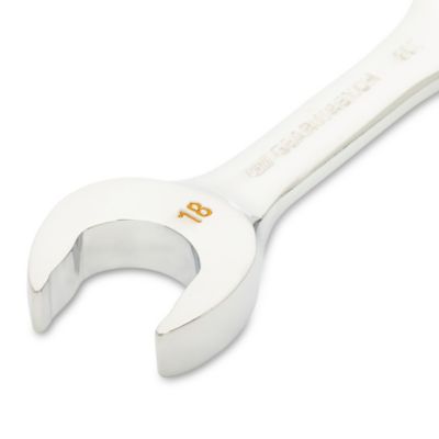 Image showing  18mm 90T 12 Point Stubby Combination Ratcheting Wrench