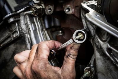 Image showing  18mm 90T 12 Point Stubby Combination Ratcheting Wrench