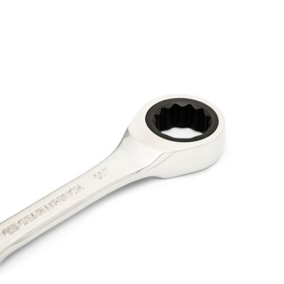 Image showing  9/16 in. 90T 12 Point Stubby Combination Ratcheting Wrench