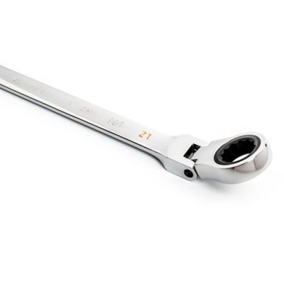 Image showing 4 th GEARWRENCH 21mm 90T 12 pt. Flex Head Ratcheting Combination Wrench