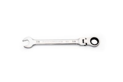 GEARWRENCH 7/8 in. 90T 12 Point Flex Head Ratcheting Combination Wrench