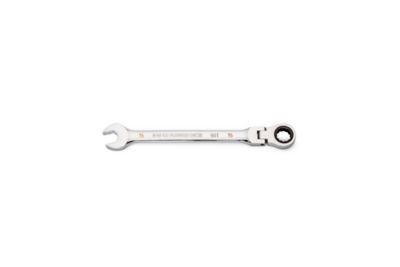 GEARWRENCH 15mm 90T 12 pt. Flex Head Ratcheting Combination Wrench