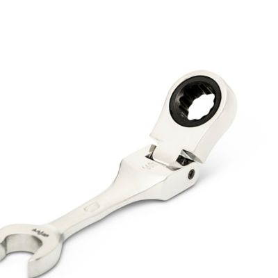 Image showing 2 th GEARWRENCH 3/8 in. 90T 12 Point Stubby Flex Combination Ratcheting Wrench