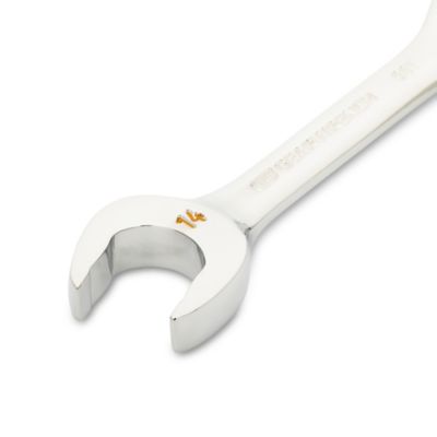 Image showing 3 th GEARWRENCH 14mm 90T 12 Point Stubby Combination Ratcheting Wrench