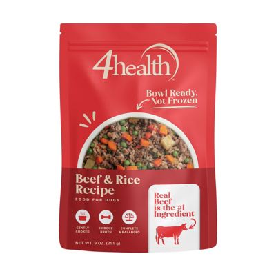 4health All Life Stages Fresh Beef and Rice Recipe Dog Food Topper, 9 oz.