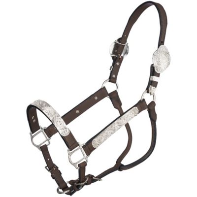 Tough1 Scroll Show Halter with Berry Edge