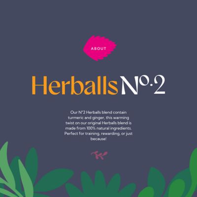 Image showing  Herballs No. 2 Turmeric & Ginger Horse Treat 4.4 lb. bag
