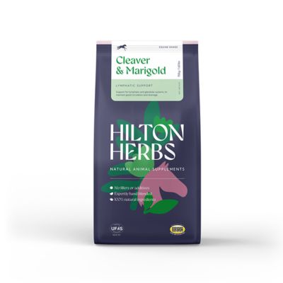 Hilton Herbs Cleavers and Marigold Lymphatic Support Horse Supplement 1.65 lb. bag
