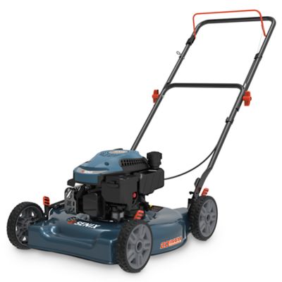 Image showing 10 th Senix 20 in. 144cc 4-Cycle Gas Push Lawn Mower with Side Discharge and 5-Position Height Adjustment