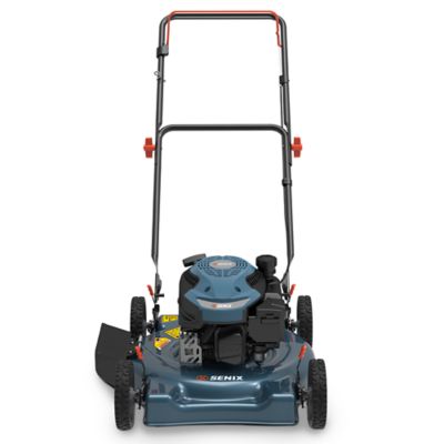 Image showing 11 th Senix 20 in. 144cc 4-Cycle Gas Push Lawn Mower with Side Discharge and 5-Position Height Adjustment