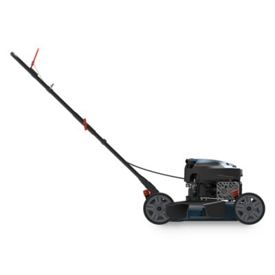 Image showing 12 th Senix 20 in. 144cc 4-Cycle Gas Push Lawn Mower with Side Discharge and 5-Position Height Adjustment