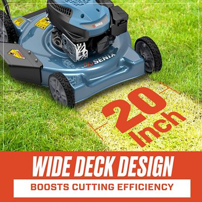 Image showing  20 in. 144cc 4-Cycle Gas Push Lawn Mower with Side Discharge