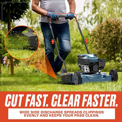 Image showing  20 in. 144cc 4-Cycle Gas Push Lawn Mower with Side Discharge
