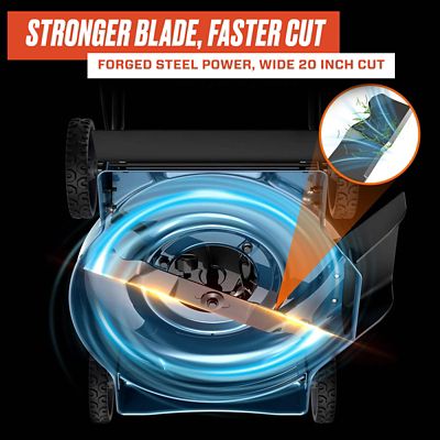 Image showing  20 in. 144cc 4-Cycle Gas Push Lawn Mower with Side Discharge